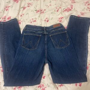 Wrangler Women's Dark Blue Straight Leg Jeans